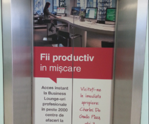 Publicitate in lift in cladiri de birouri Bucuresti